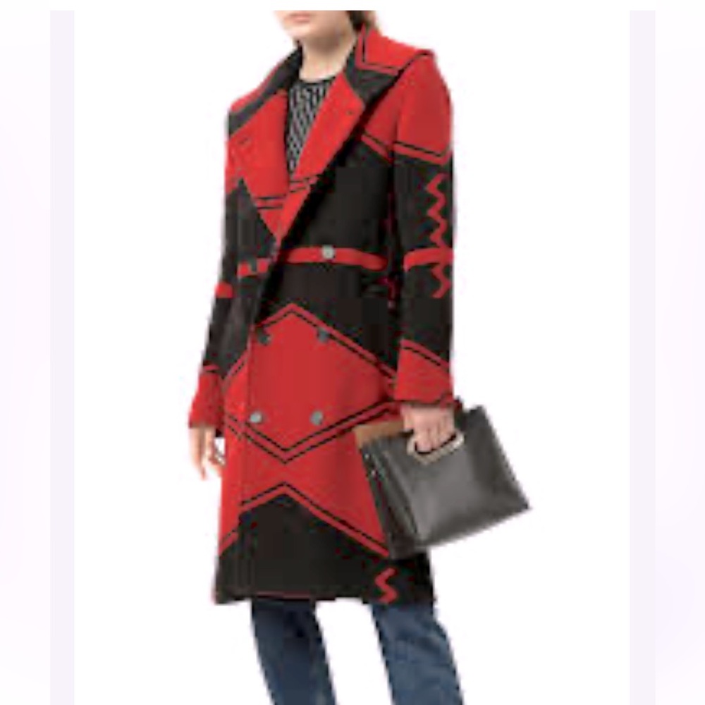 Polo Ralph Lauren Red and Black Coat - Picture 1 of 10